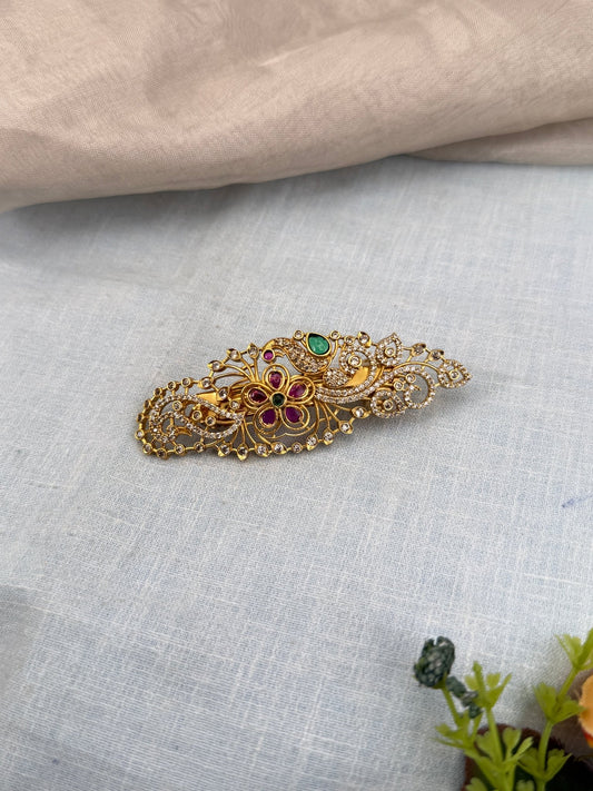 Luxurious Antique Stone Hair Clip 160 - Mahilas