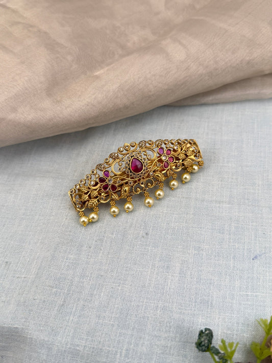 Luxurious Antique Stone Hair Clip 161 - Mahilas