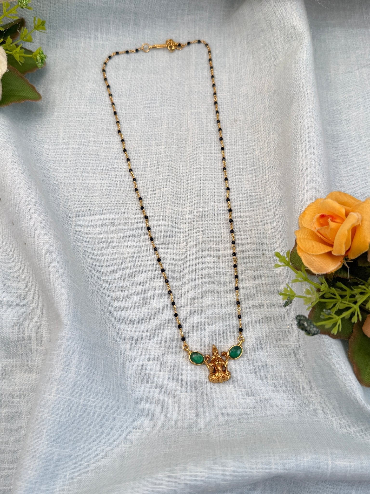 Luxurious Antique Stone Mangalsutra Chain 969 - Mahilas