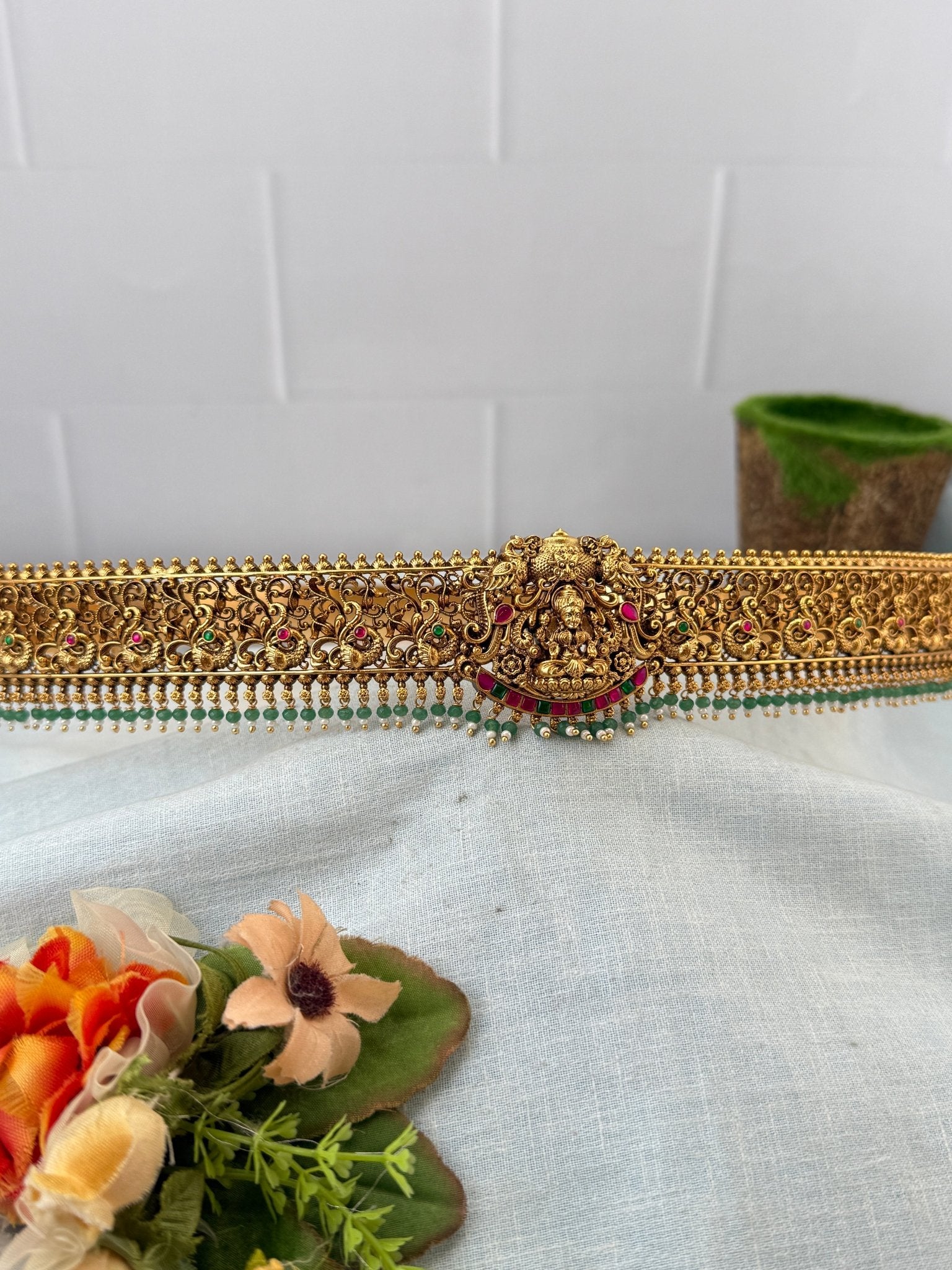 Luxurious Antique Vaddanam Belt Kamarbandh 8069 - Mahilas