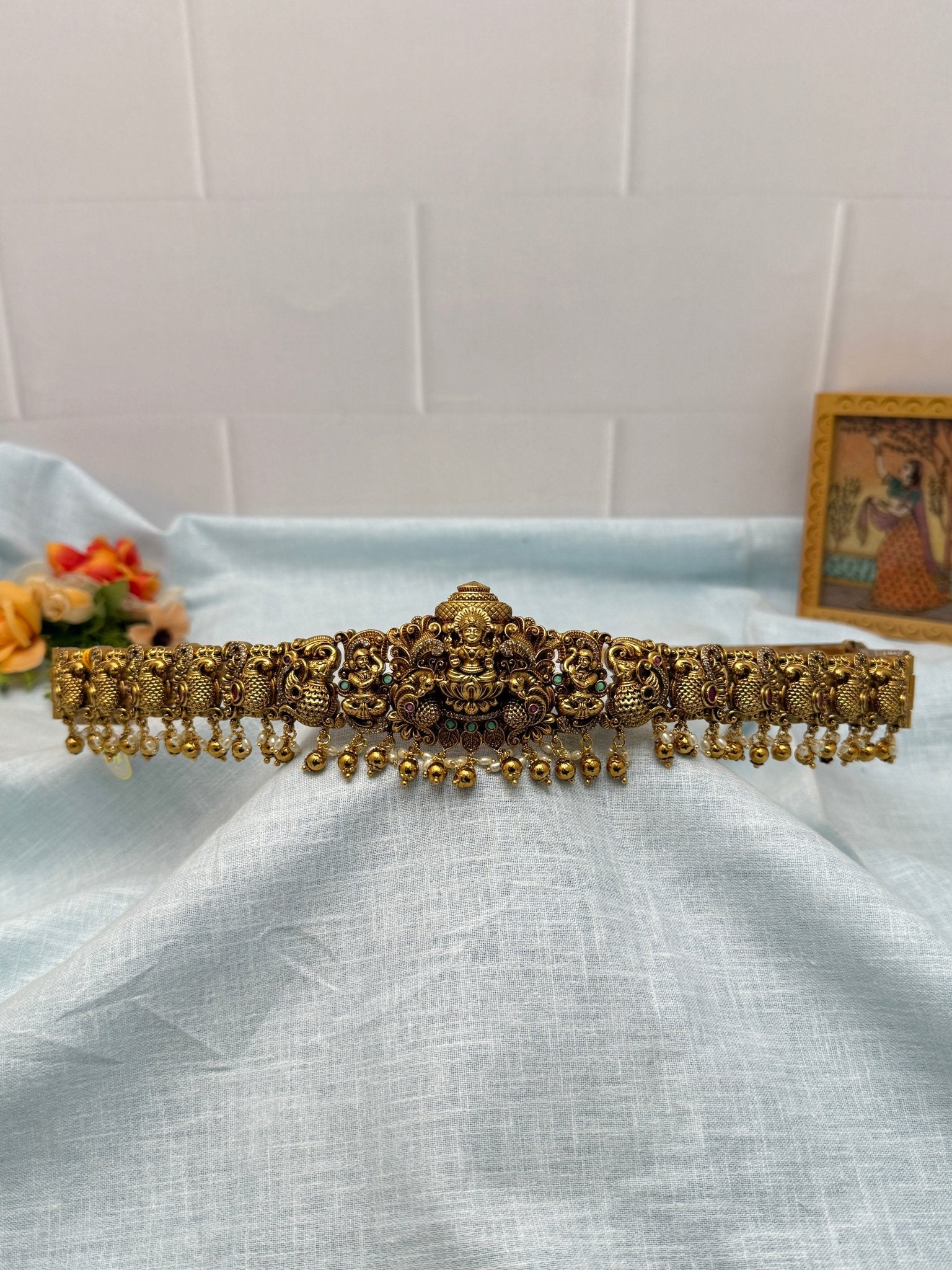 Luxurious Antique Vaddanam Kamarbandh 6968 - Mahilas