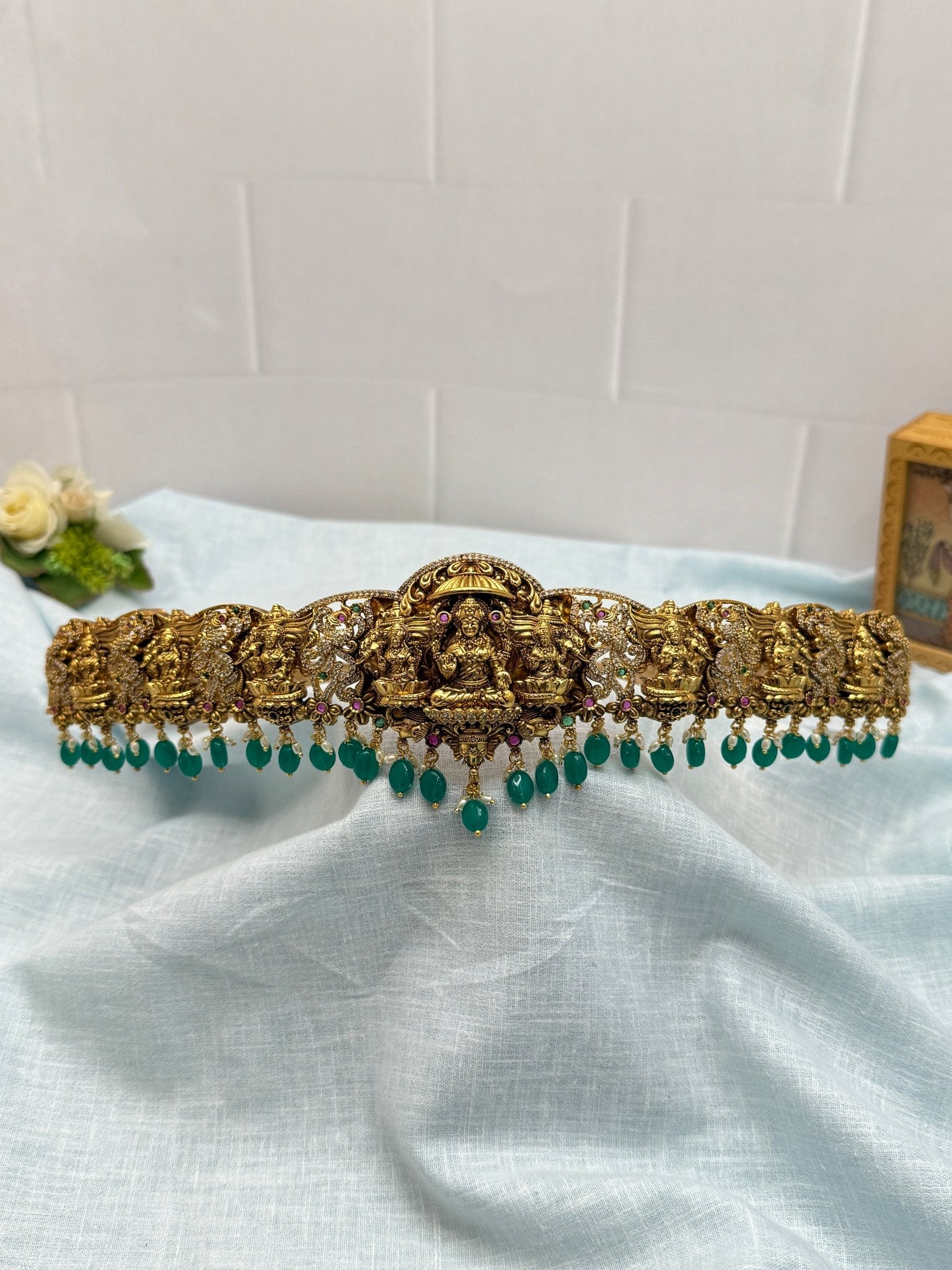 Luxurious Antique Vaddanam Kamarbandh 6998 - Mahilas