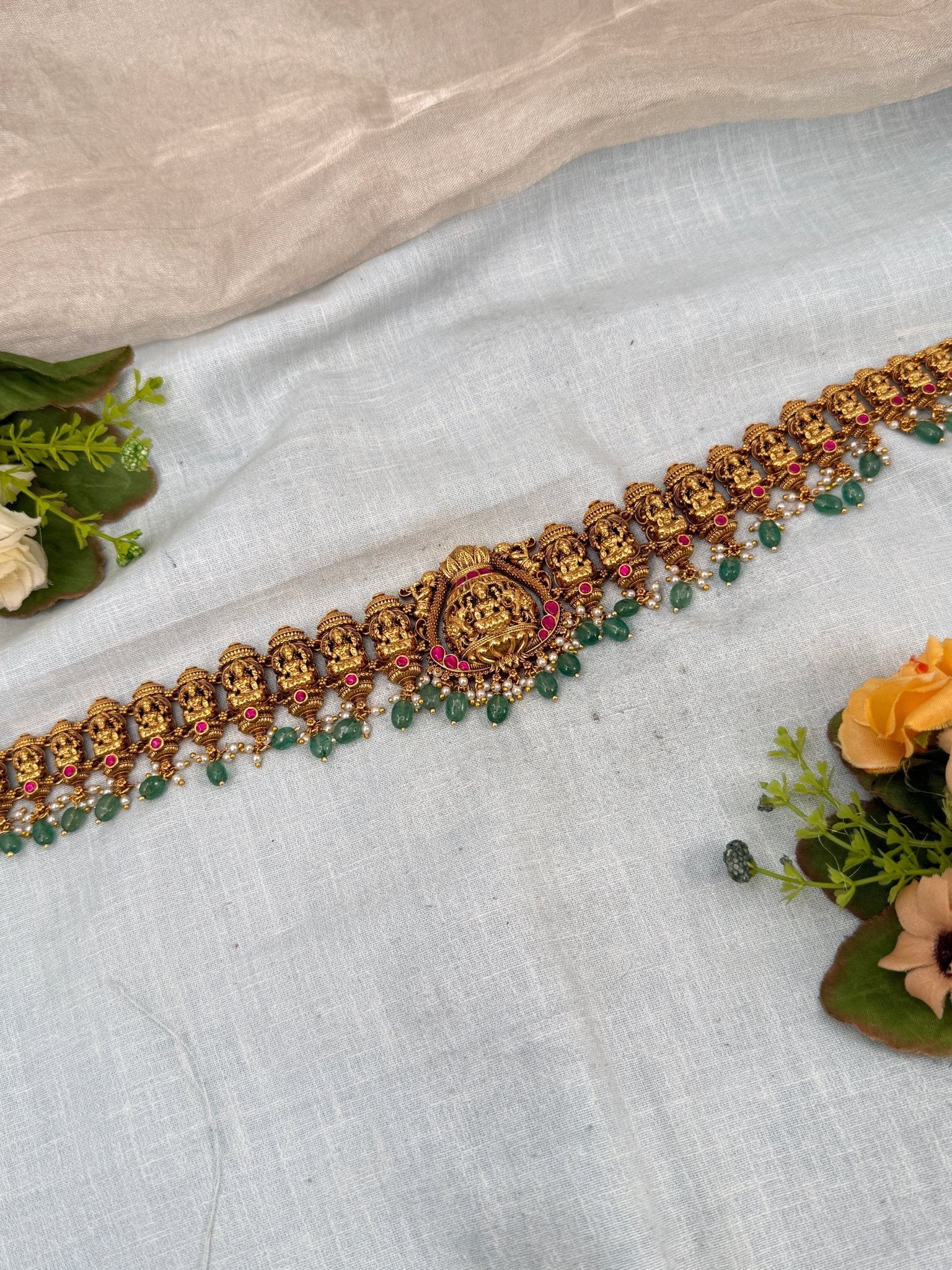 Luxurious Antique Vaddanam Kamarbandh 7234 - Mahilas