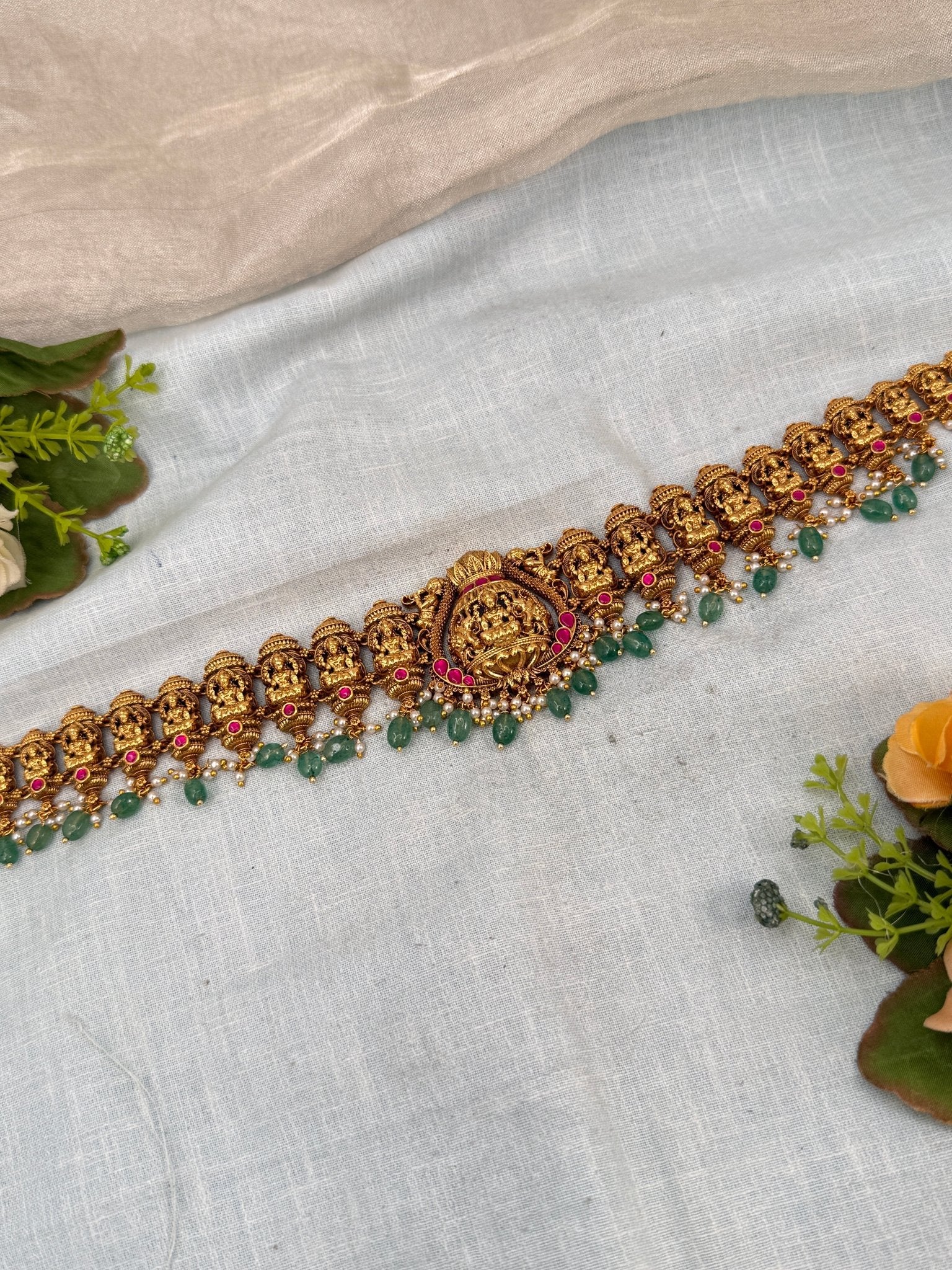 Luxurious Antique Vaddanam Kamarbandh 7234 - Mahilas