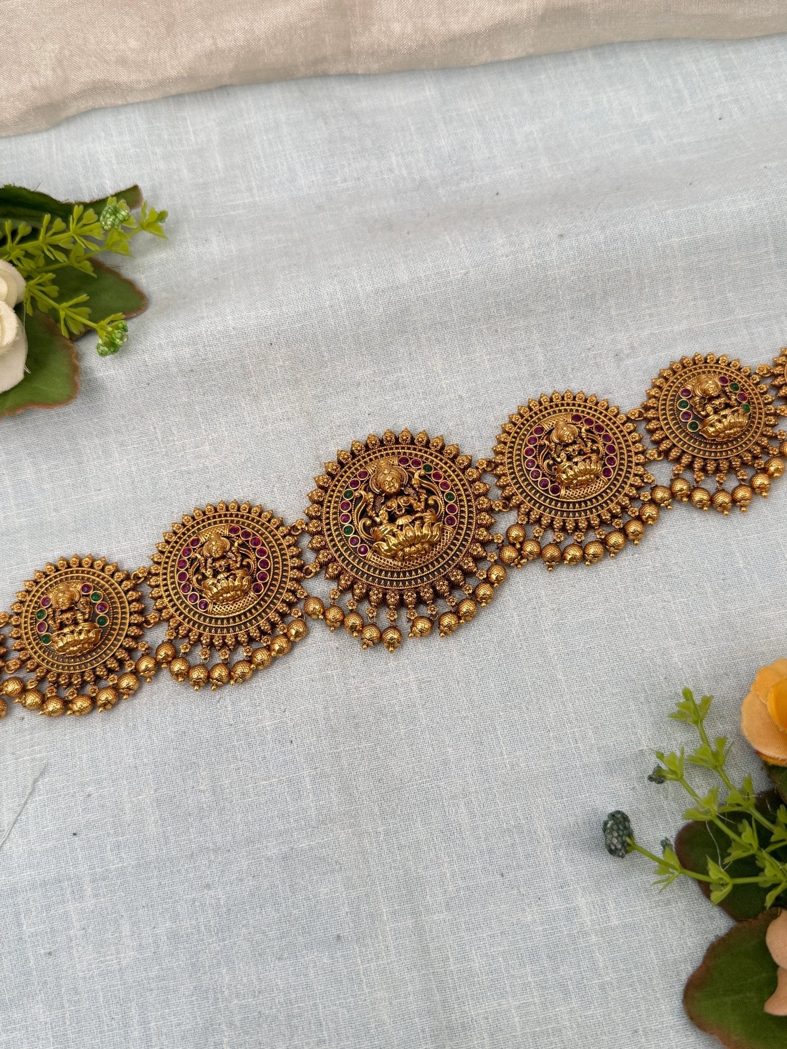 Luxurious Antique Vaddanam Kamarbandh 7236 - Mahilas