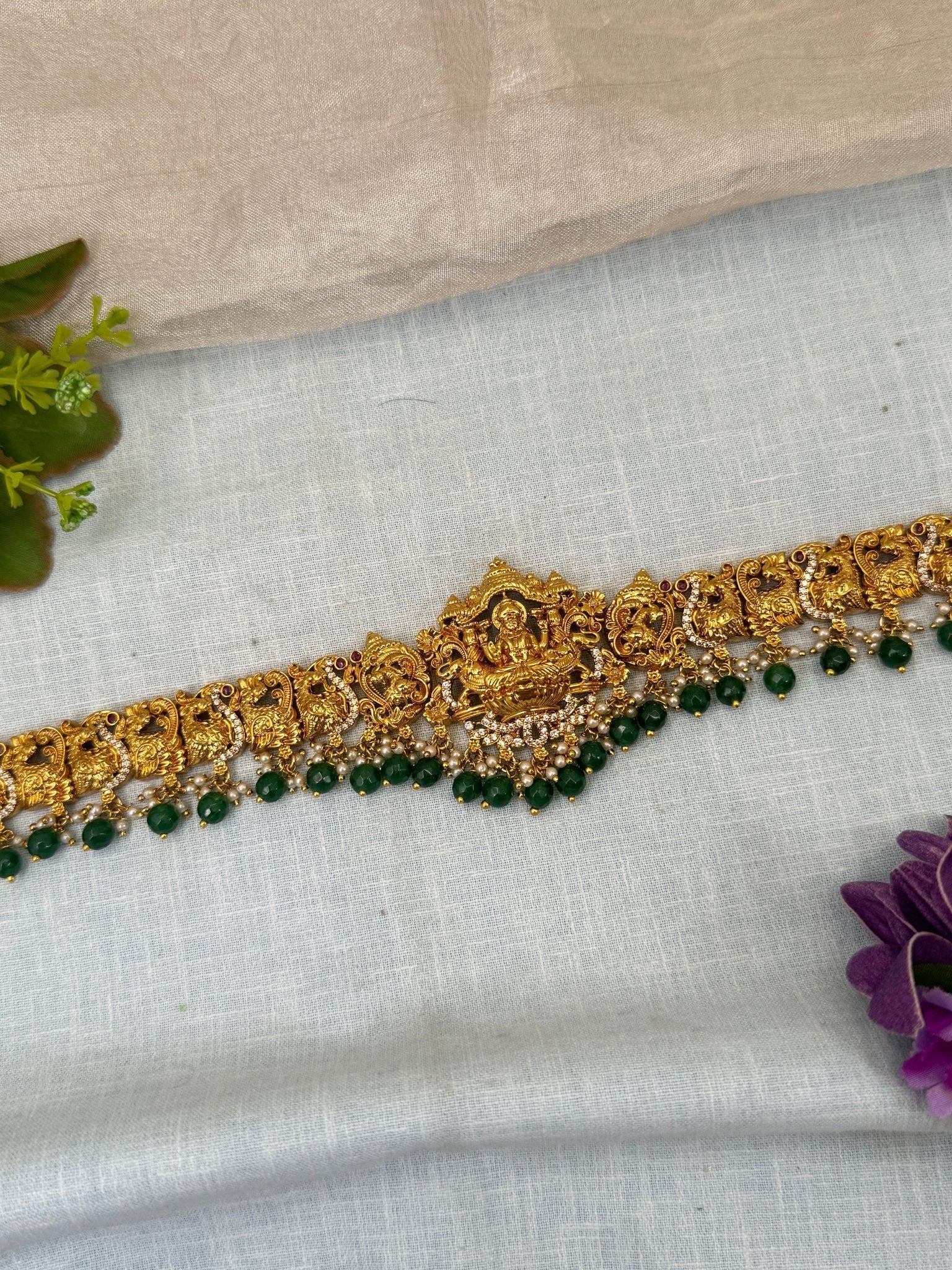 Luxurious Antique Vaddanam Kamarbandh Hip Belt 7242 - Mahilas