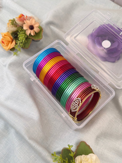 Luxurious Changeable Bangle Box With 10 Colors & Changing Kada - 3477 - Mahilas