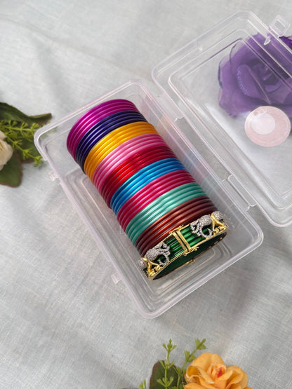 Luxurious Changeable Bangle Box With 10 Colors & Changing Kada - 3478 - Mahilas