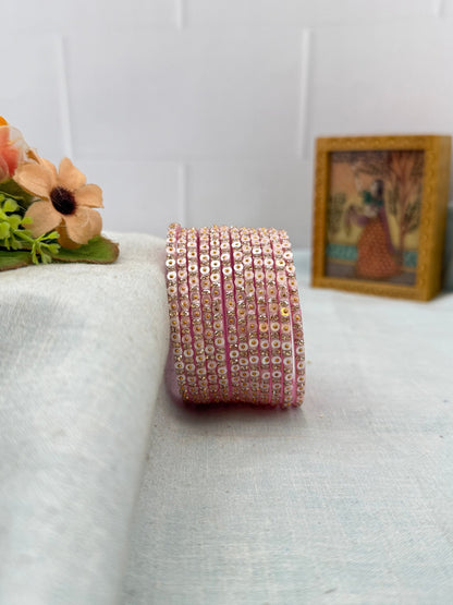 Luxurious Coin Design Glass Bangles 3475 - Make your own box - Mahilas