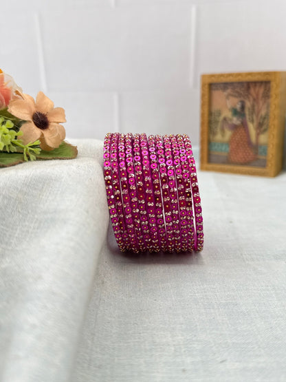 Luxurious Coin Design Glass Bangles 3475 - Make your own box - Mahilas