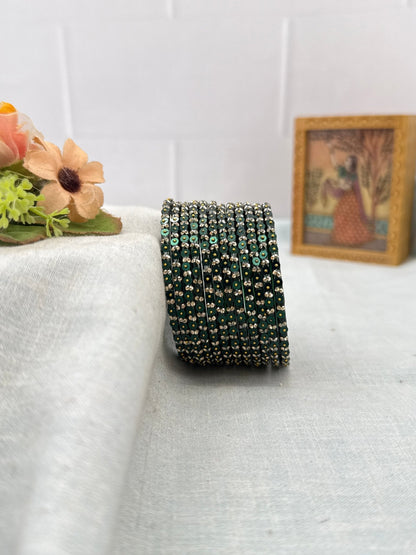 Luxurious Coin Design Glass Bangles 3475 - Make your own box - Mahilas