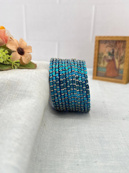 Luxurious Coin Design Glass Bangles 3475 - Make your own box - Mahilas