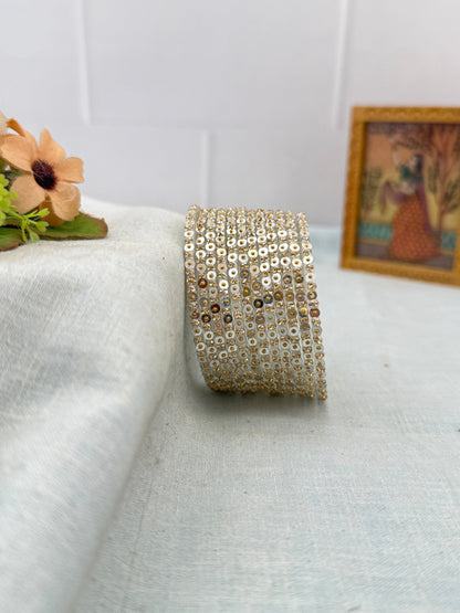 Luxurious Coin Design Glass Bangles 3475 - Make your own box - Mahilas