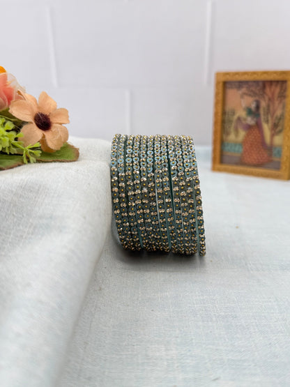 Luxurious Coin Design Glass Bangles 3475 - Make your own box - Mahilas