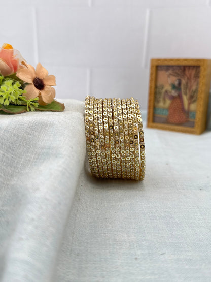 Luxurious Coin Design Glass Bangles 3475 - Make your own box - Mahilas