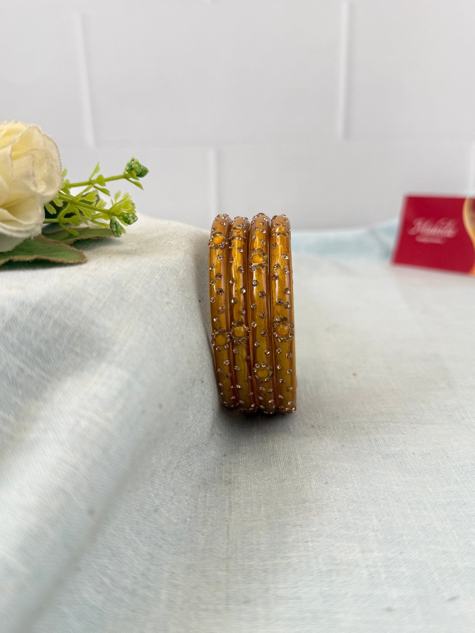 Luxurious Evara Design Kada Glass Bangles 3478 - Make your own box - Mahilas