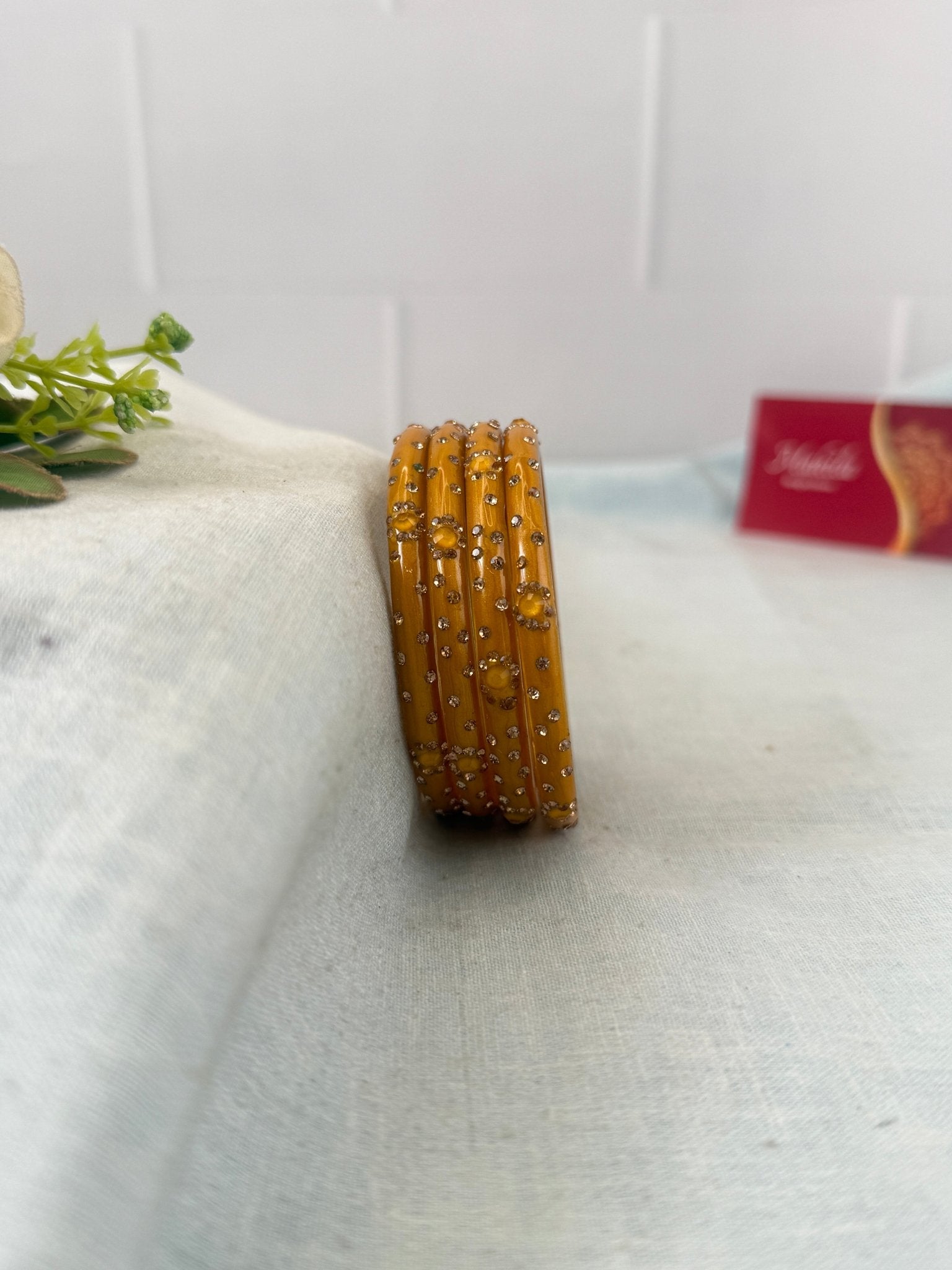 Luxurious Evara Design Kada Glass Bangles 3478 - Make your own box - Mahilas