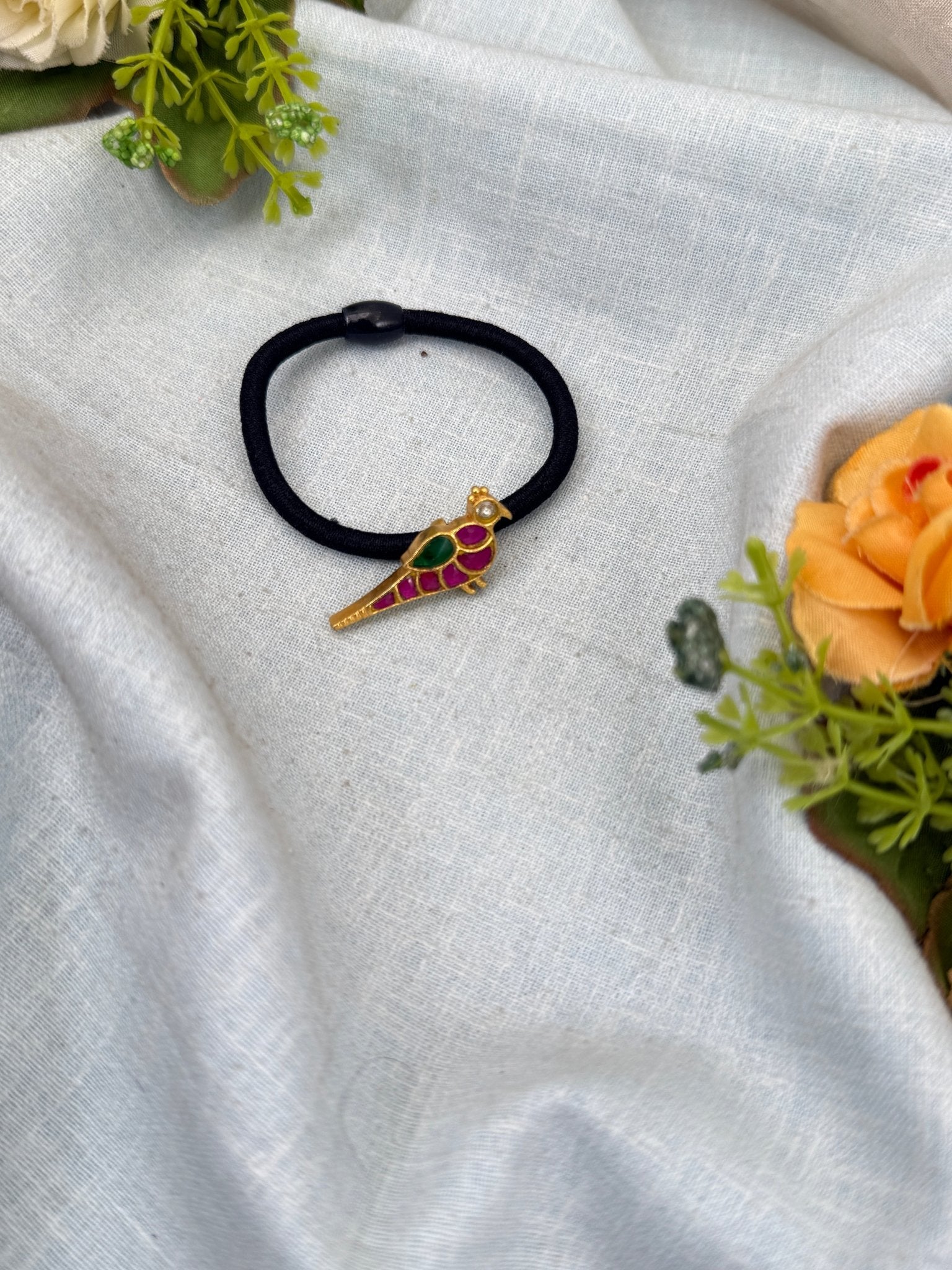 Luxurious Jadau Kundan Hair Tie Band 010 - Mahilas