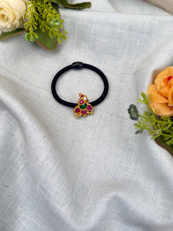 Luxurious Jadau Kundan Hair Tie Band 012
