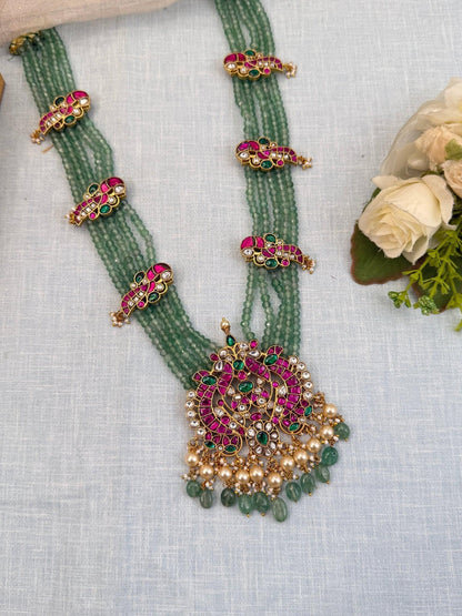 Luxurious Jadau Kundan Layer Necklace Set 565 - Mahilas