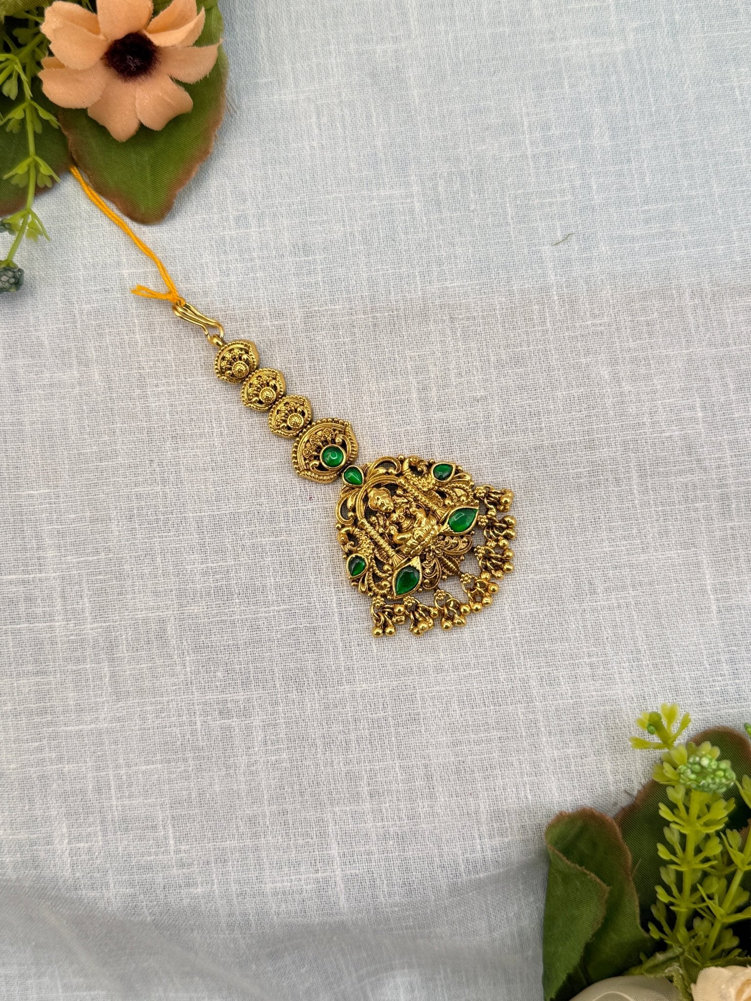Luxurious Jadau Kundan Maang Tikka 4206 - Mahilas