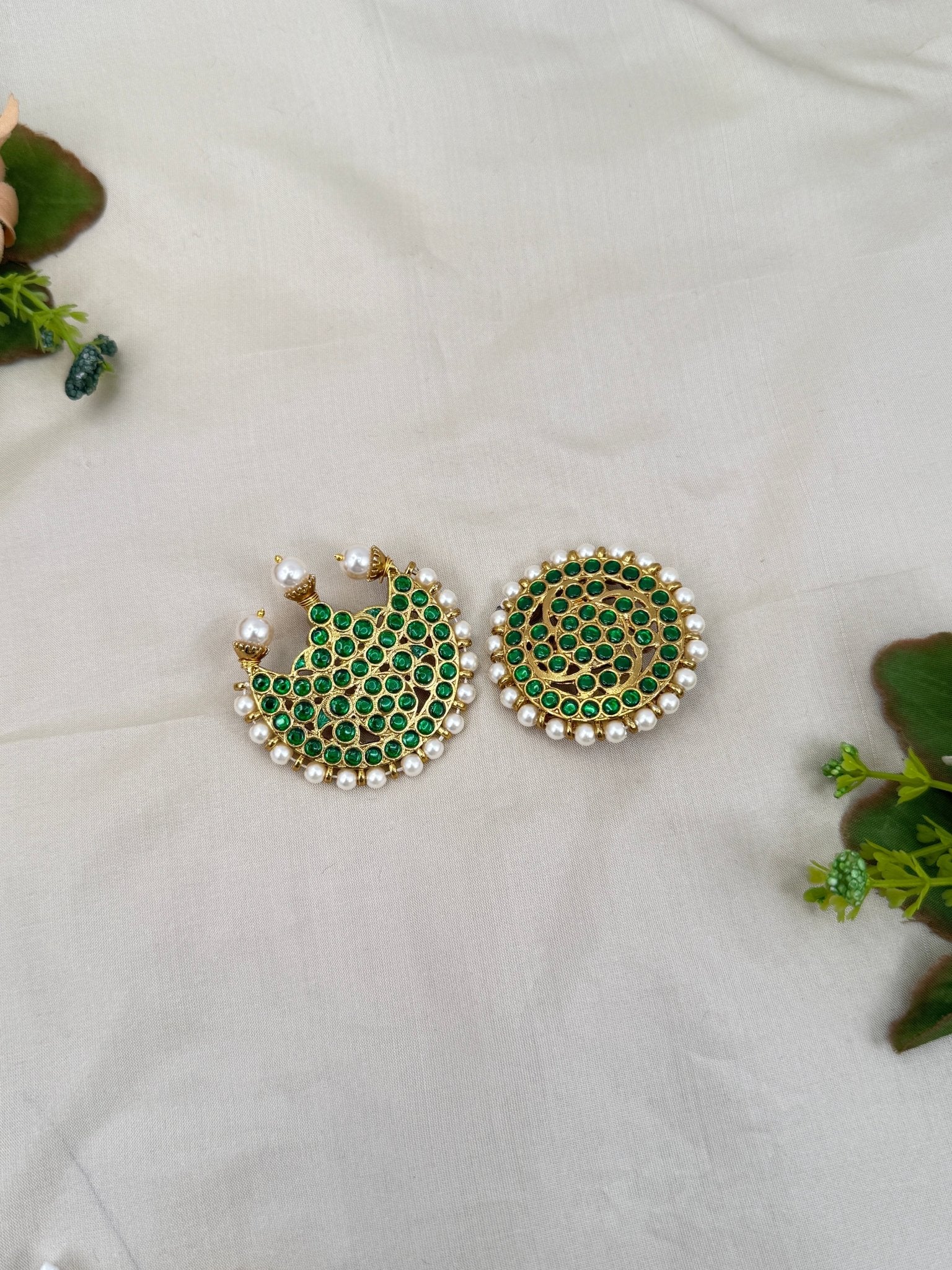 Luxurious Jadau Kundan Surya Chandra Bille 317 - Mahilas