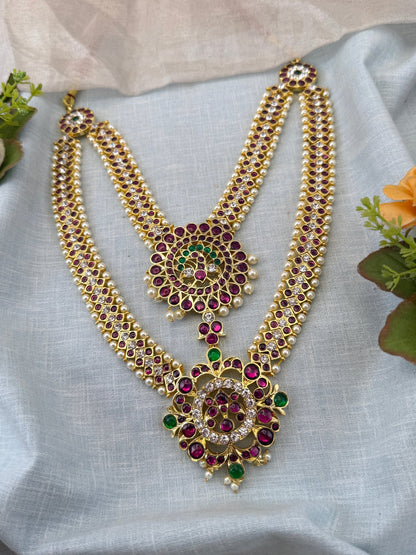 Luxurious Kemp Temple Grand Layer Long Necklace 156 - Mahilas