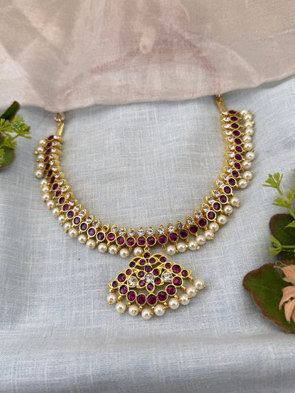Luxurious Kemp Temple Grand Short Necklace 150 - Mahilas