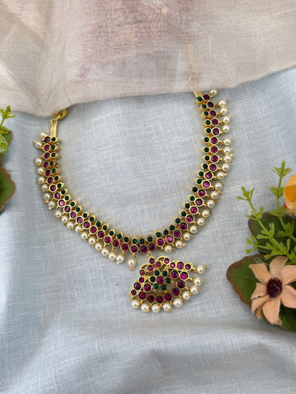 Luxurious Kemp Temple Grand Short Necklace 153 - Mahilas