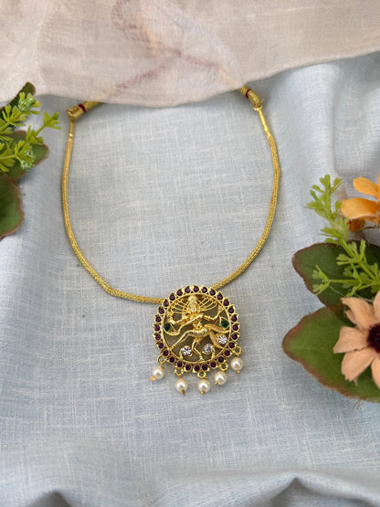 Luxurious Kemp Temple Short Necklace 158 - Mahilas
