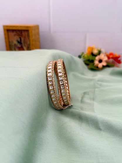 Luxurious Kundan Bangles 1148 - Mahilas