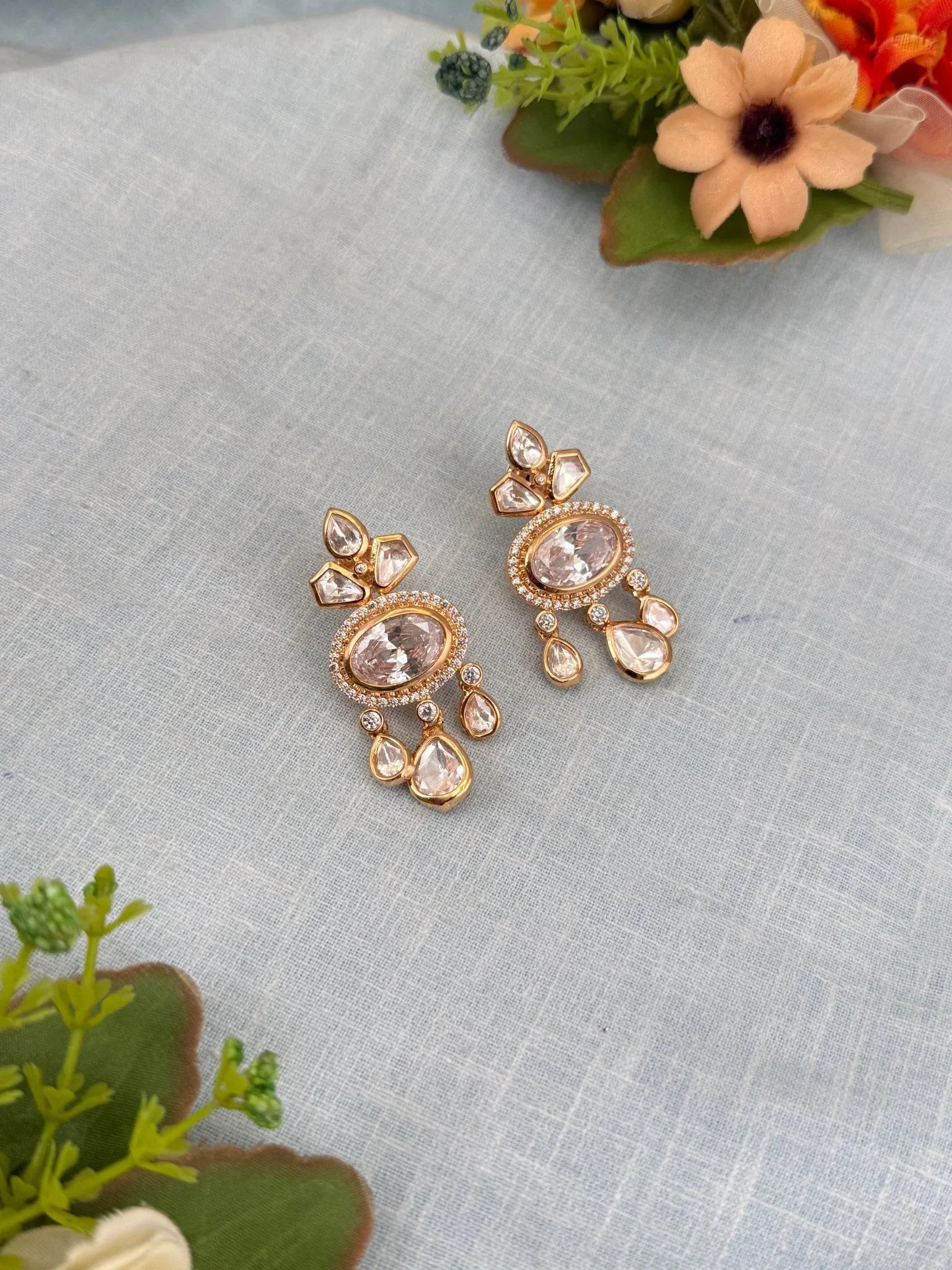 Luxurious Kundan Earring 0187 - Mahilas
