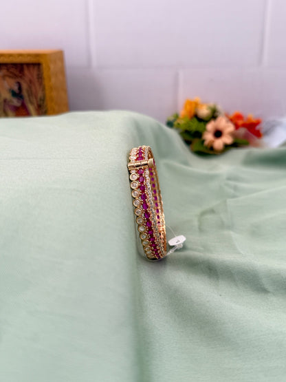 Luxurious Kundan Kada Bangle 1143 - Mahilas