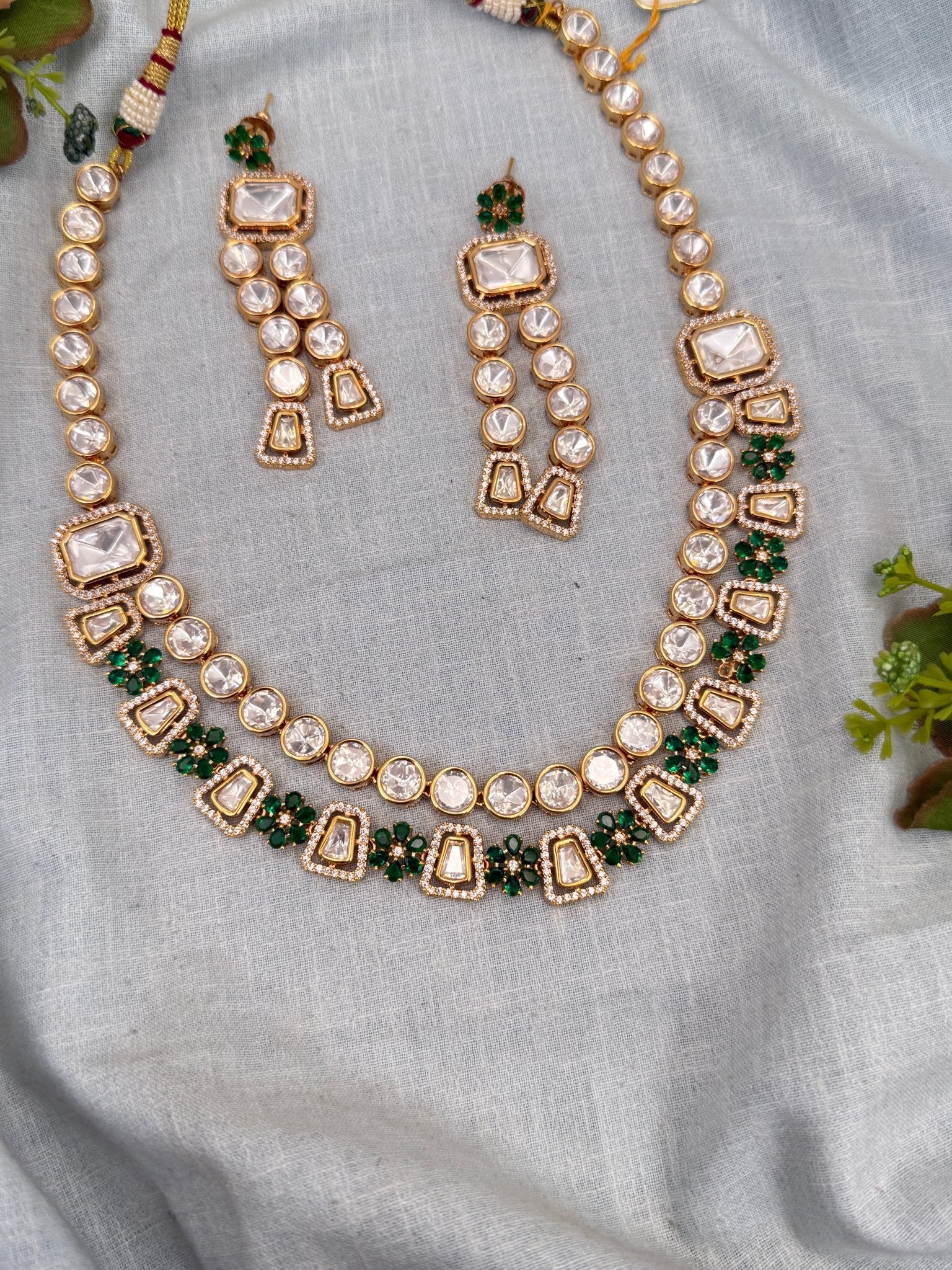 Luxurious Kundan Layer Beautiful Necklace Set 701 - Mahilas