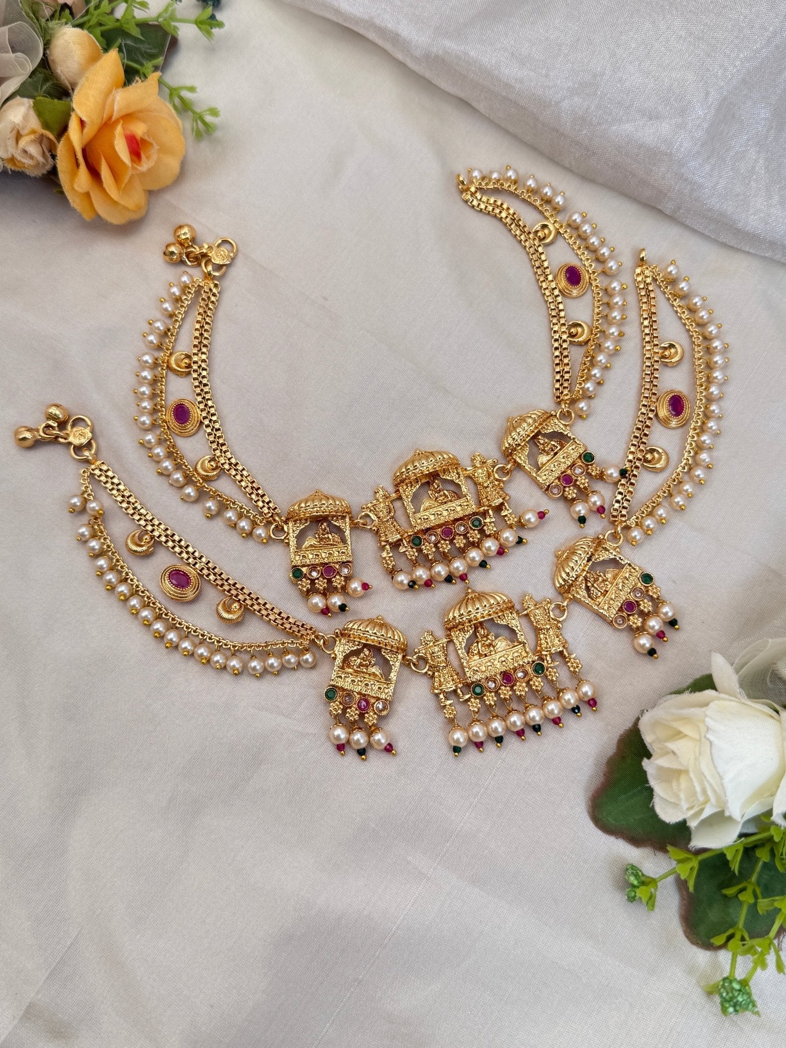 Luxurious Layer Antique Payal Anklet 0225 - Mahilas