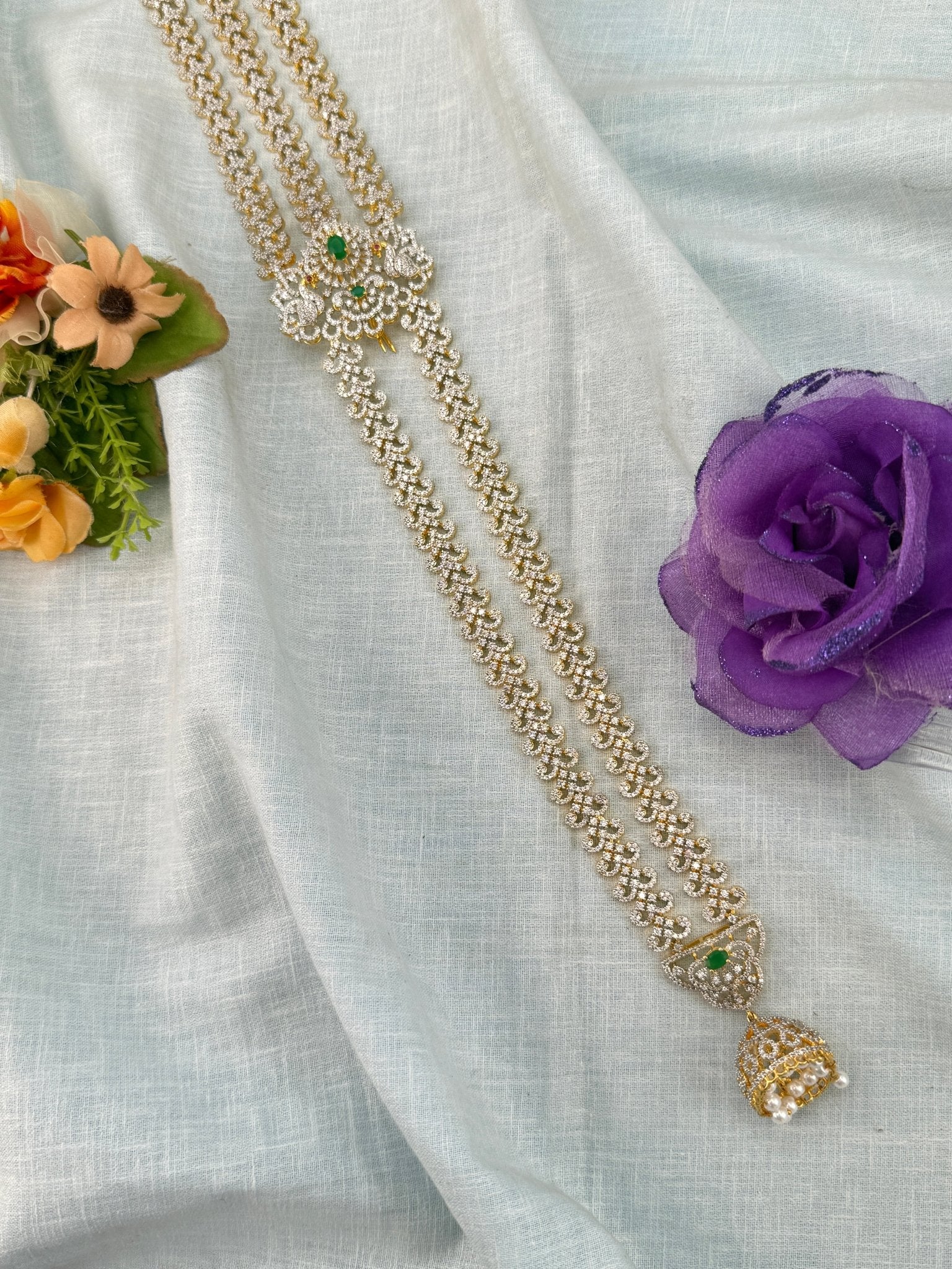 Luxurious Layer Stone Bridal Long Jadebille 3072 - Mahilas