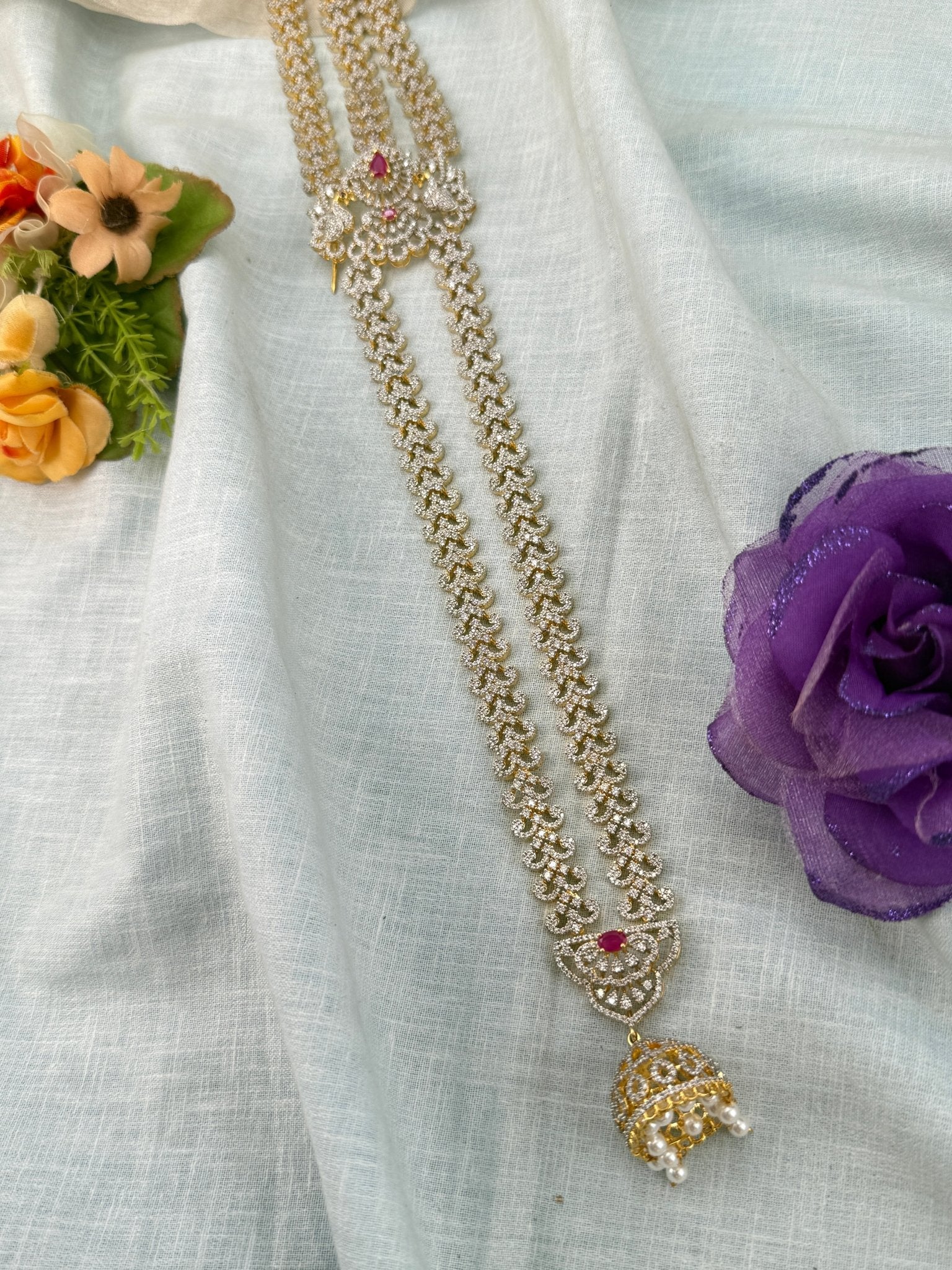 Luxurious Layer Stone Bridal Long Jadebille 3073 - Mahilas
