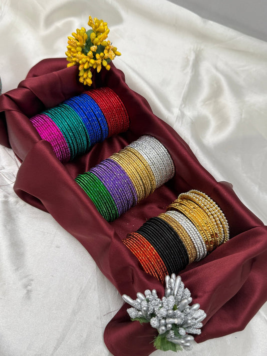 Luxurious Metal Bangles Set For Kids Age 1 yr - 13 yrs - Mahilas