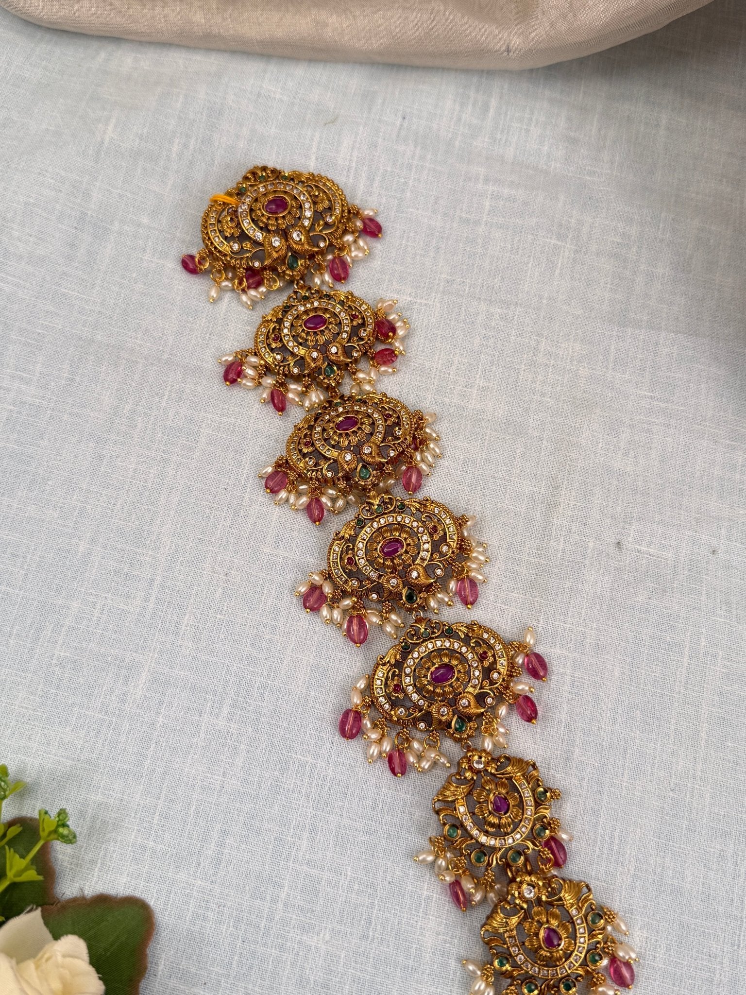 Luxurious Mid Long Antique Jadebille 337 - Mahilas