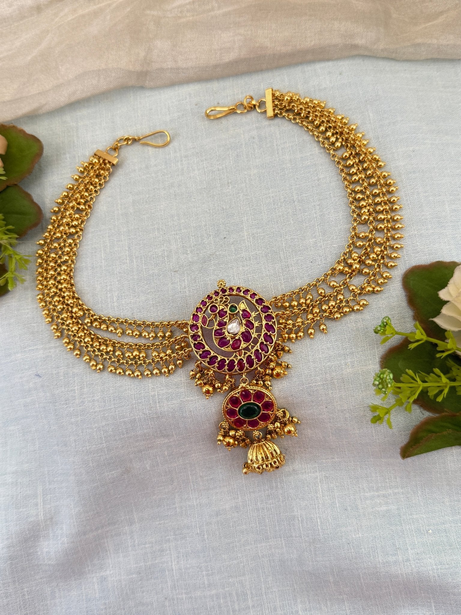 Luxurious Peacock Jadebille with Maatal 3149 - Mahilas