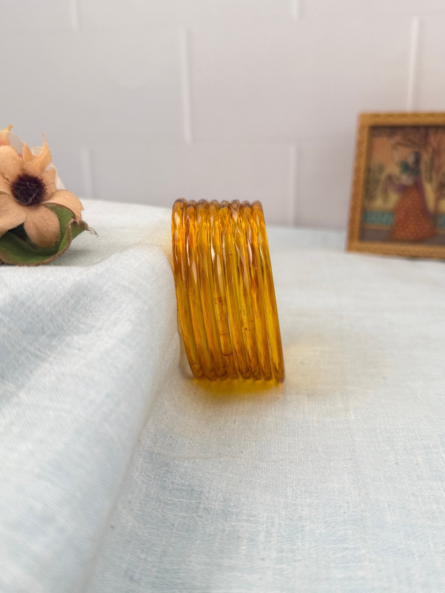 Luxurious Plain Design New Glass Bangles 3461 - Make your own box - Mahilas