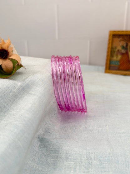 Luxurious Plain Design New Glass Bangles 3461 - Make your own box - Mahilas