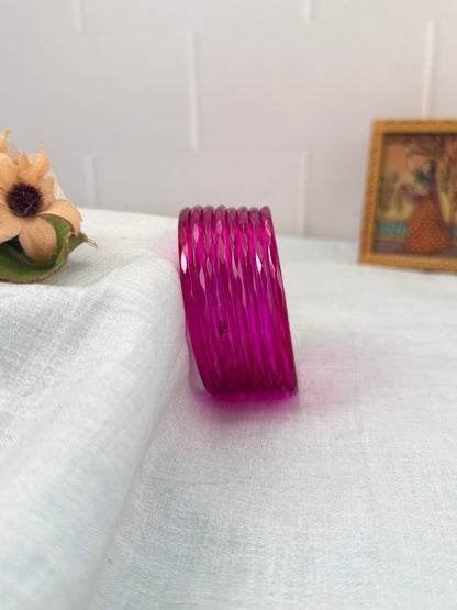 Luxurious Plain Design New Glass Bangles 3461 - Make your own box - Mahilas