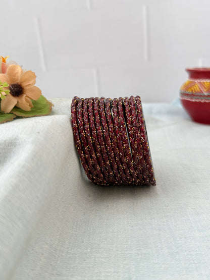 Luxurious Silk Drop Glass Bangles 3465 - Make your own box - Mahilas