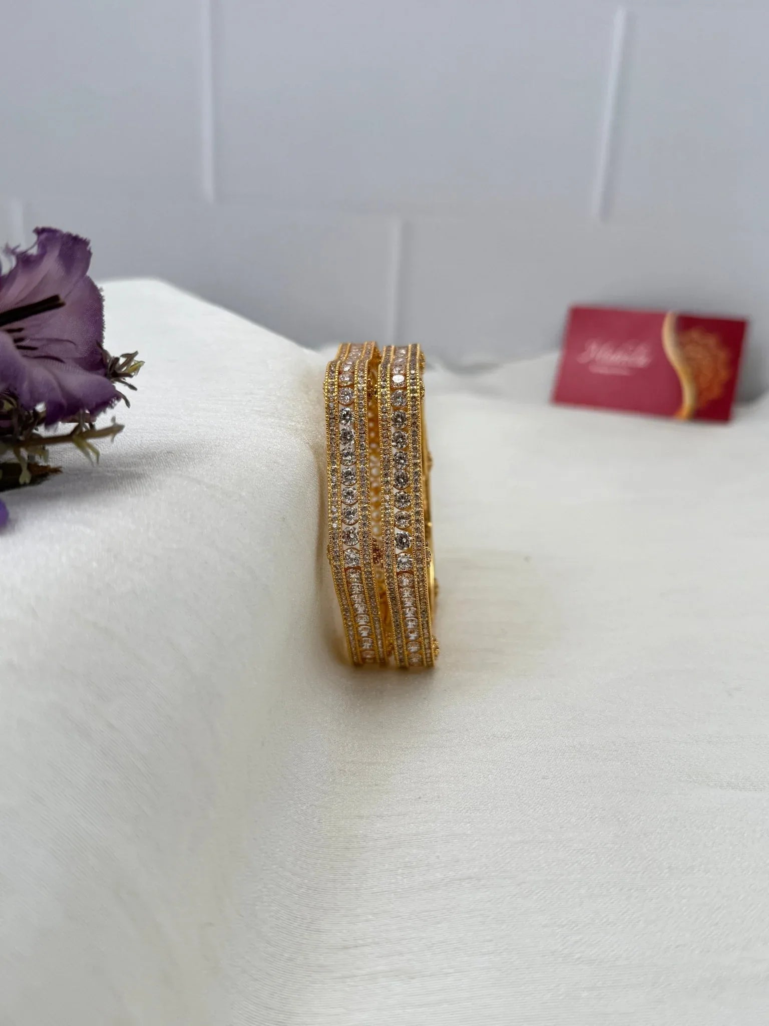 Luxurious Stone Bangles 7063 - Mahilas