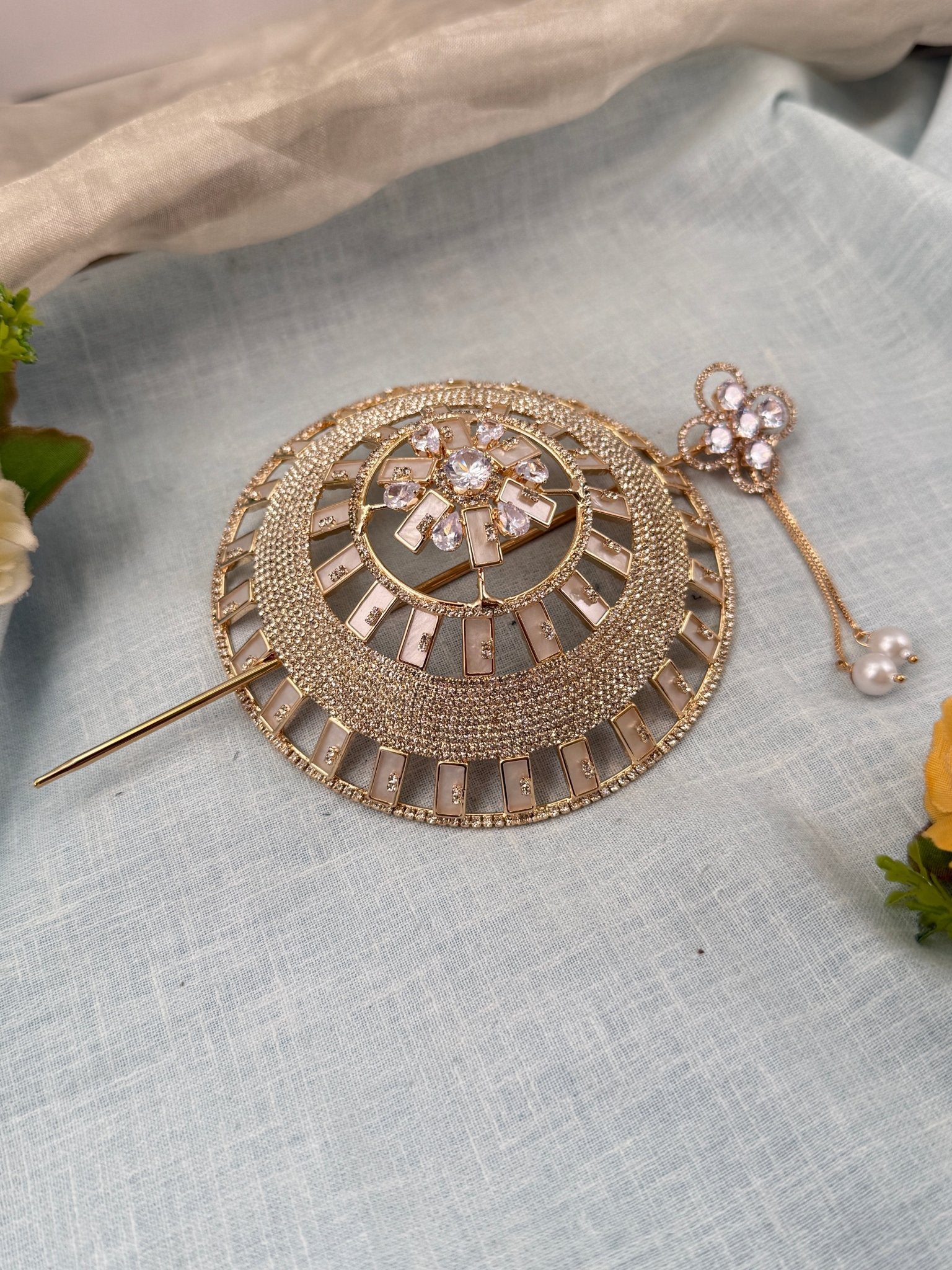 Luxurious Stone Bun Cage Jadebille Kuppa 0105 - Mahilas