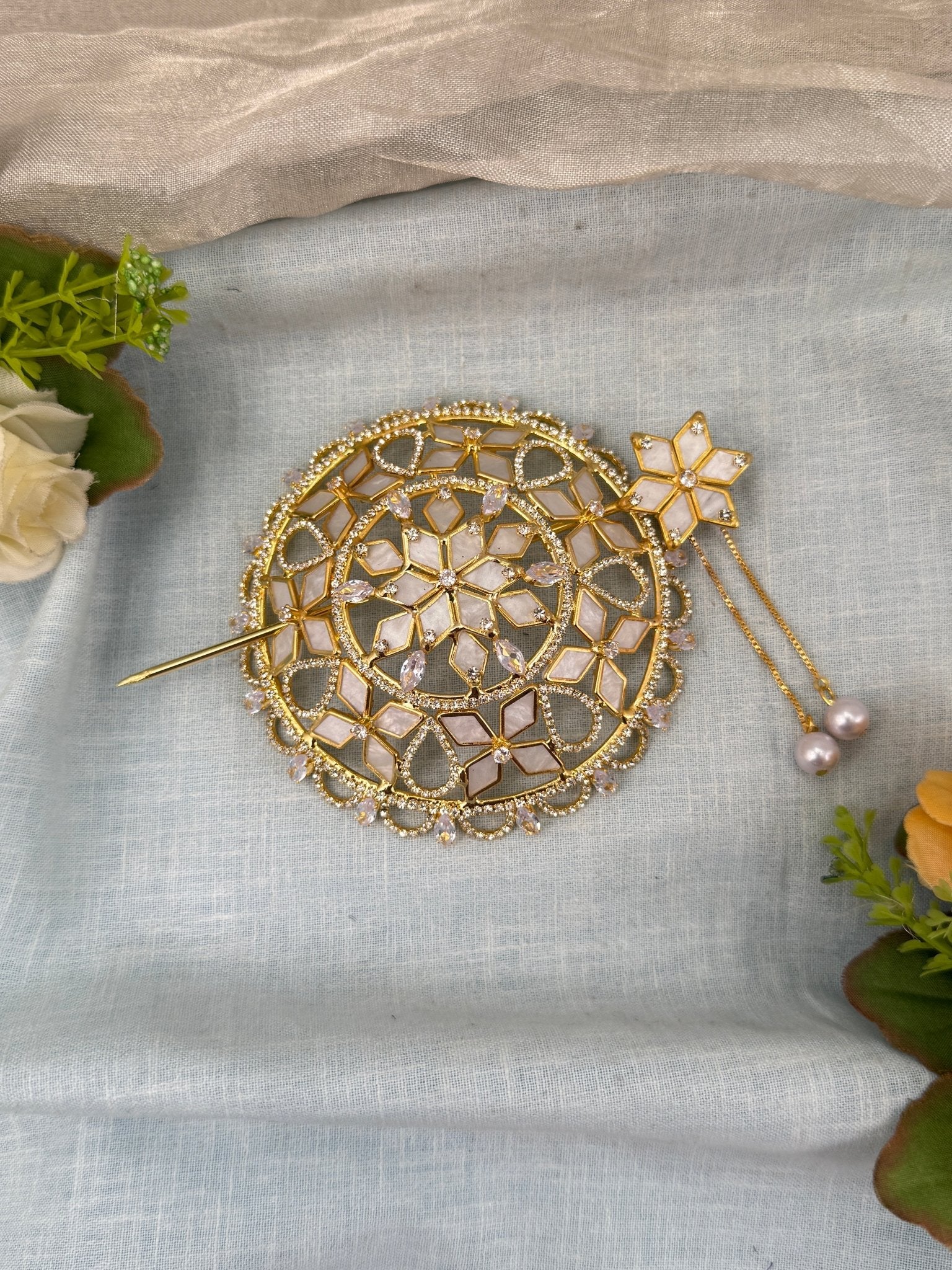 Luxurious Stone Bun Cage Jadebille Kuppa 0106 - Mahilas