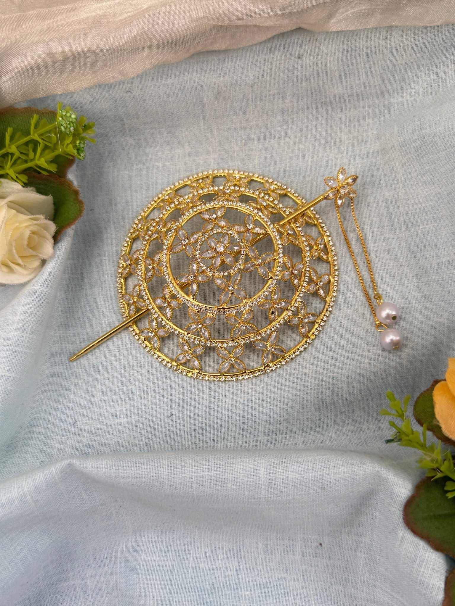 Luxurious Stone Bun Cage Jadebille Kuppa 0112 - Mahilas