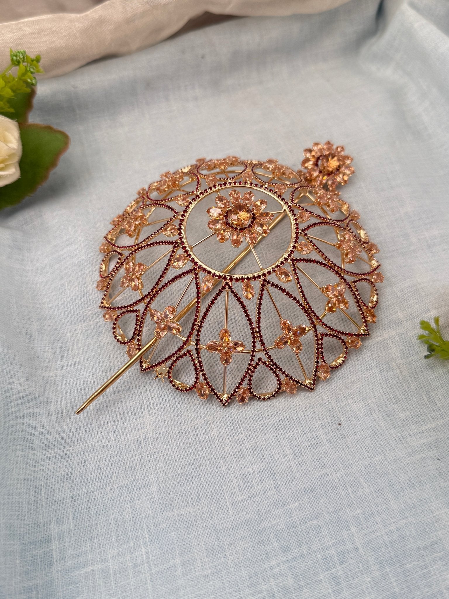 Luxurious Stone Bun Cage Jadebille Kuppa 0115 - Mahilas