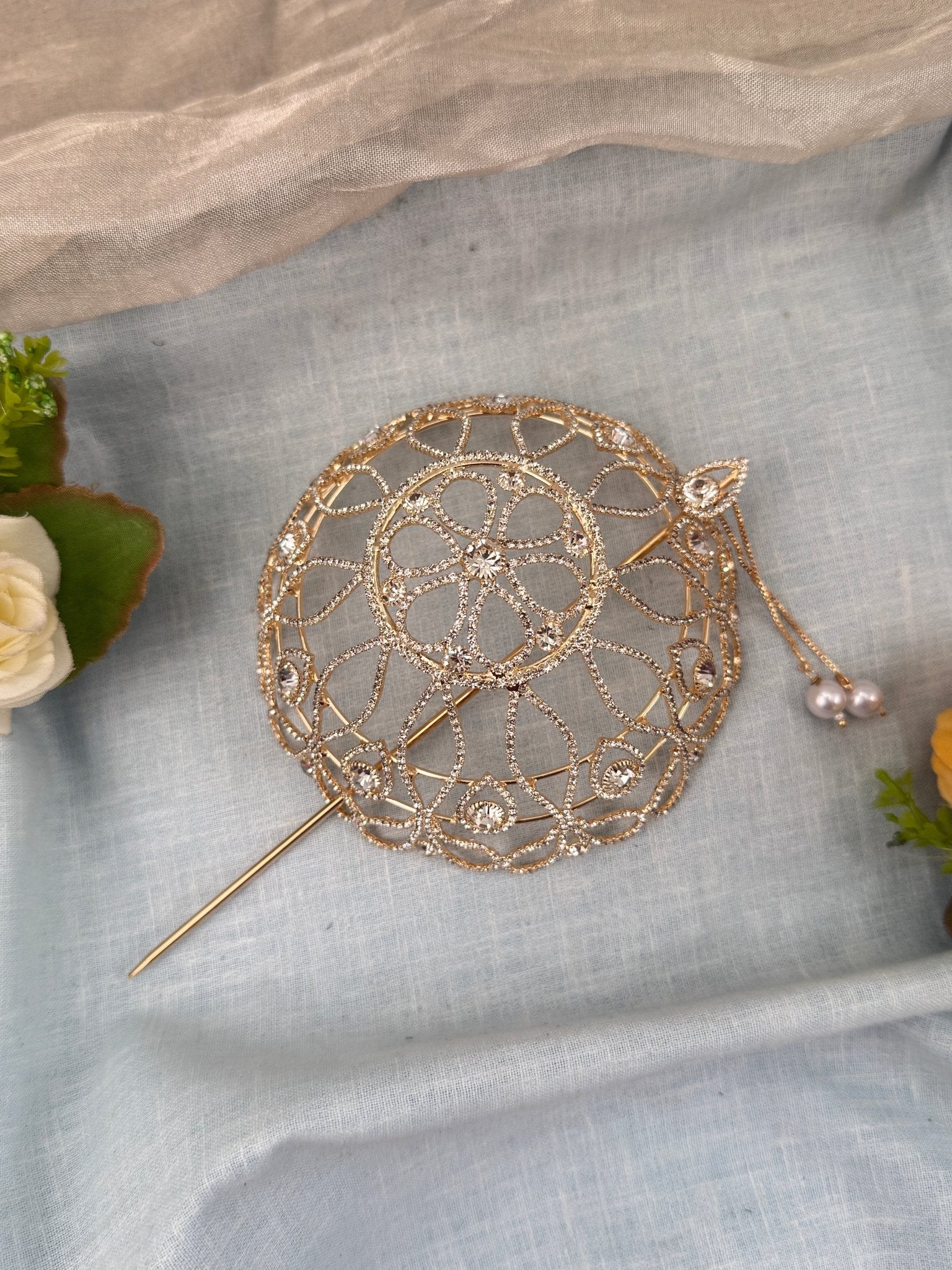 Luxurious Stone Bun Cage Jadebille Kuppa 0116 - Mahilas